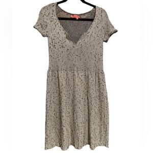 Manila Grace Denim Short Sleeve Knit Dress Size Medium